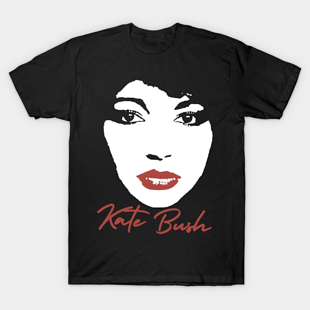 Kate Bush /  Retro Aesthetic Style T-Shirt by Stacy Peters Art